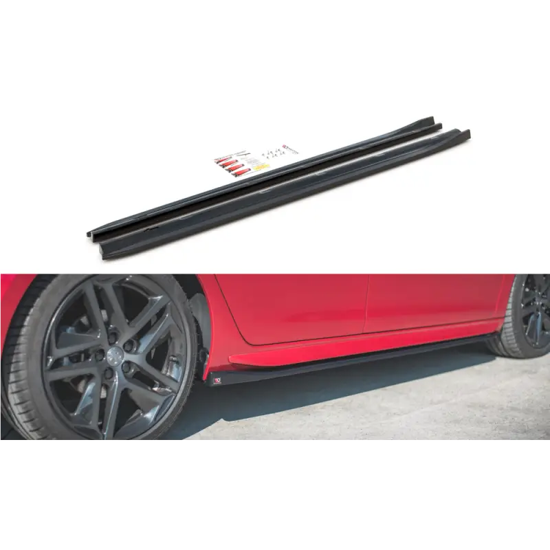 Side Skirts Diffusers Peugeot 308 GT Mk2 Facelift Expédié Aujourd’hui