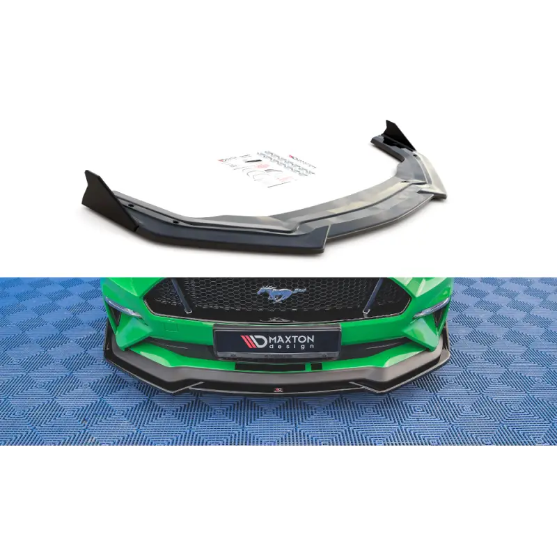 Réduction Front Splitter V.1 + Flaps Ford Mustang GT Mk6 Facelift