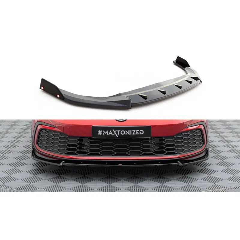 Commander Maintenant Front Splitter V.3 + Flaps Volkswagen Golf GTI / GTE / GTD / R-Line Mk8