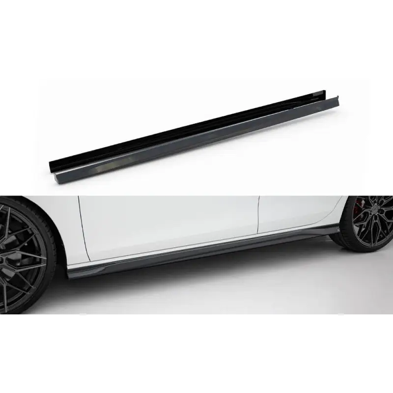 Retour Gratuit Side Skirts Diffusers V.3 Volkswagen Golf GTI / GTE / GTI Clubsport / GTD / R-Line Mk8