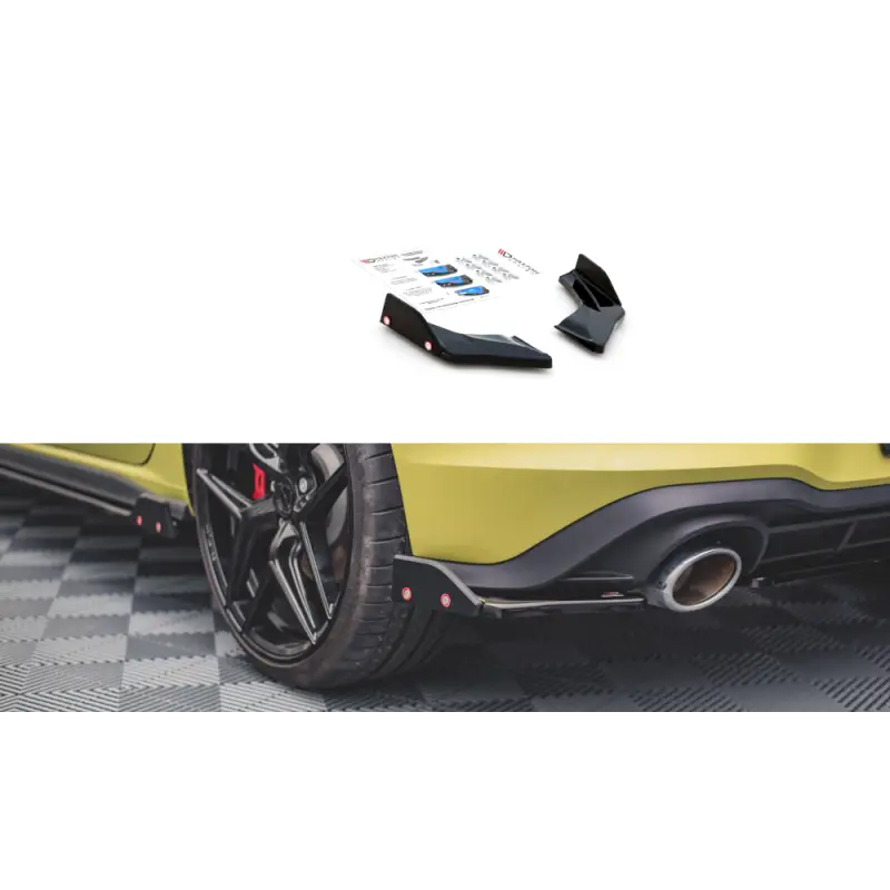 Bon Marché Rear Side Splitters V.1 + Flaps Volkswagen Golf GTI Clubsport Mk8