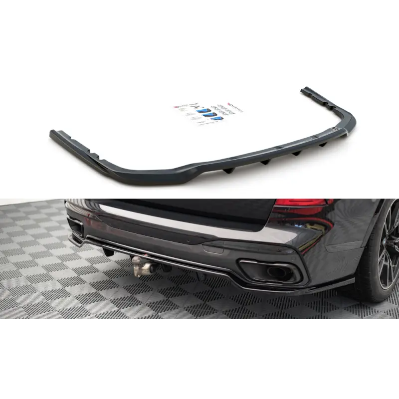 Haute Qualité Rear Splitter (with vertical bars) BMW X7 M-Pack G07