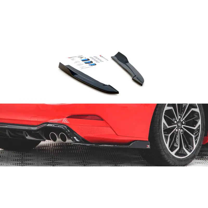 Rear Side Splitters for V.4 (For rear valance v.1) Ford Focus ST-Line Estate Mk4 Super Prix