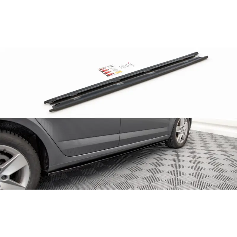 Livraison Gratuite Side Skirts Diffusers Skoda Octavia Mk3 Facelift