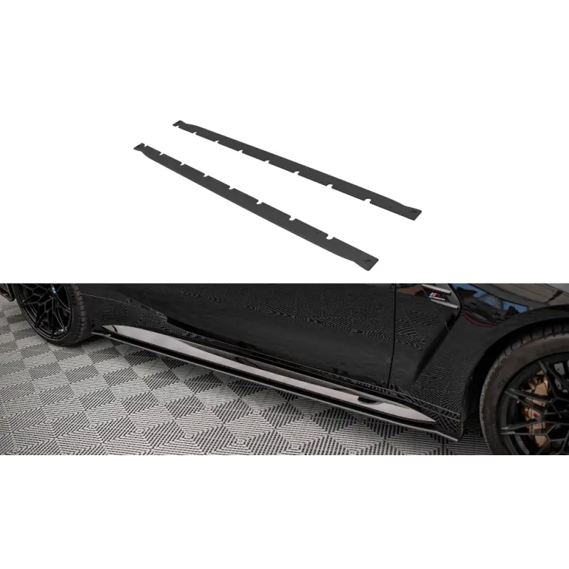 Bon Marché Street Pro Side Skirts Diffusers BMW M4 G82