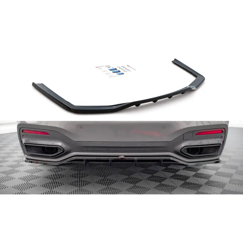 Authentique Rear Splitter (with vertical bars) V.1 BMW 7 M-Pack G11 / G12 Facelift