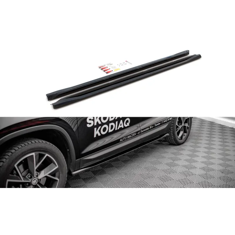 Dernier Modèle Side Skirts Diffusers Skoda Kodiaq Mk1 Facelift