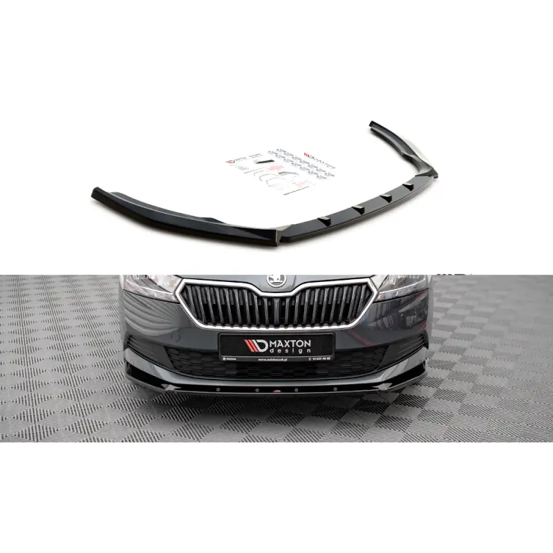 Nouvel Arrivage Front Splitter Skoda Fabia Mk3 Facelift