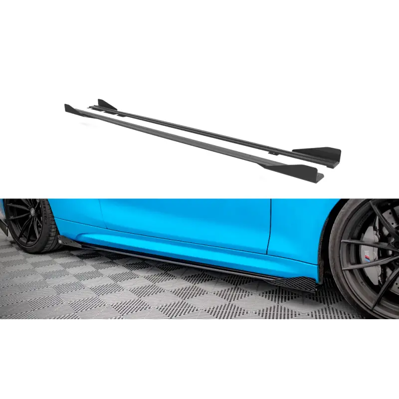 Achetez Aujourd’hui Street Pro Side Skirts Diffusers + Flaps BMW M2 F87