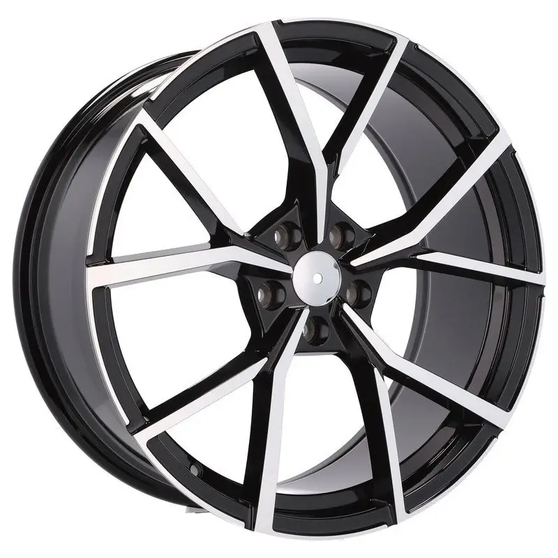 4 jantes 8.0 19 5x112 design Volkswagen Fluotournage Noir Brillant Offre Limitée