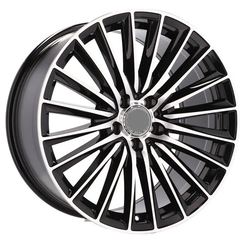 4 jantes 8.5 20 5x112 design Mercedes Fluotournage Noir Brillant Meilleur Prix
