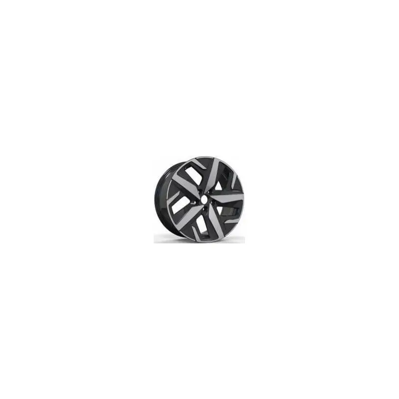 Marque 4 jantes 8.0 18 5x112 design Volkswagen Fluotournage Noir Brillant