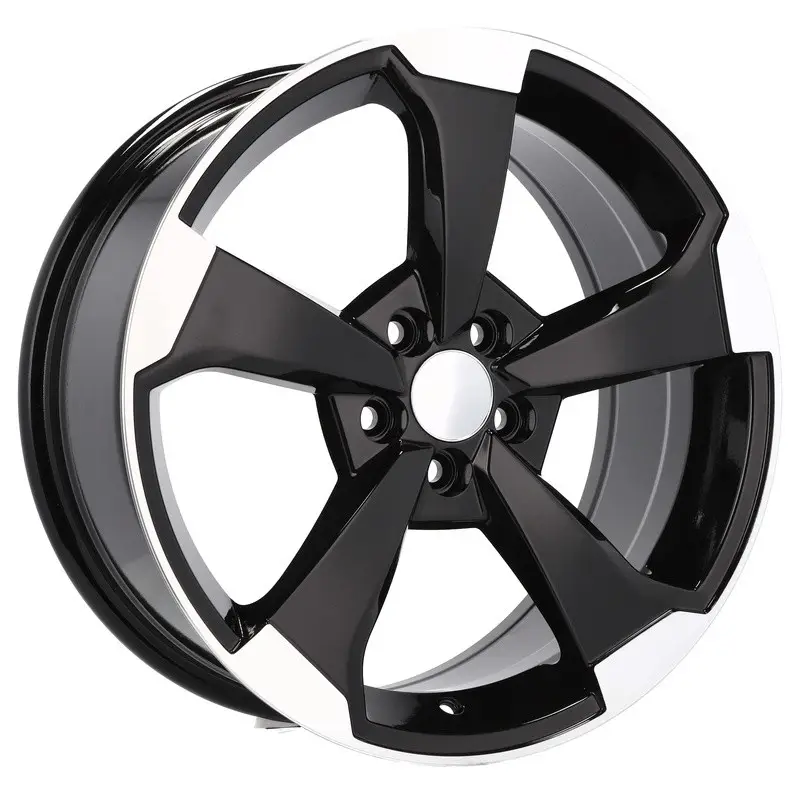 4 jantes 8.0 18 5x112 design Audi Noir Brillant Expédition Rapide