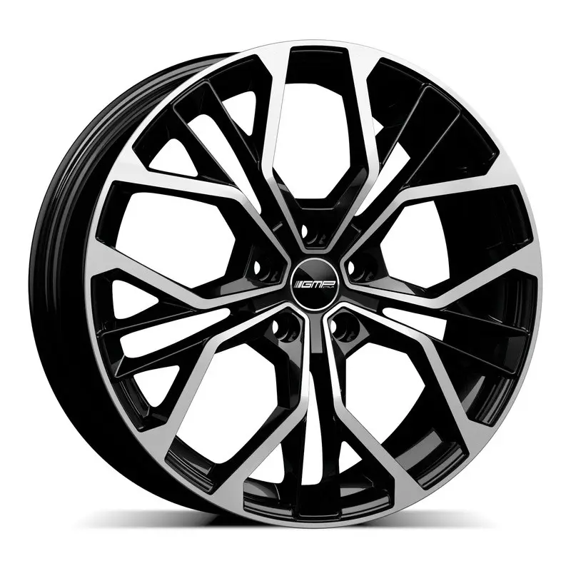 Commande En Gros 4 jantes 7.5 18 5x114.3 Noir Brillant