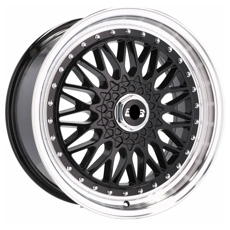 4 jantes 8.0 18 5x112 Noir Brillant Prix Promo
