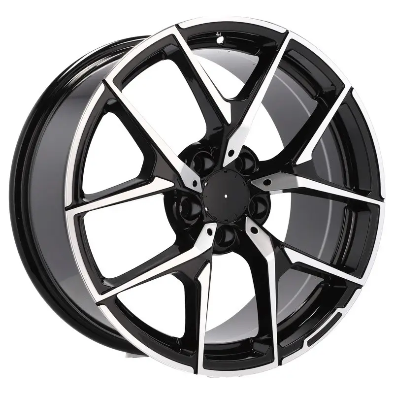4 jantes 8.5 19 5x112 design Mercedes Noir Brillant Marque