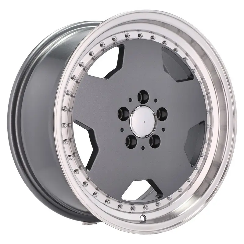 4 jantes 8.0 18 5x112 design Mercedes Gris Brillant Nouvel Arrivage