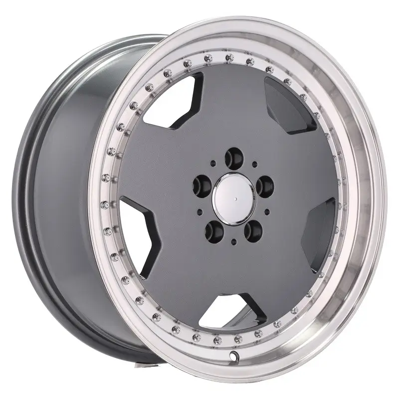 4 jantes 8.0 17 5x112 design Mercedes Gris Brillant Nouveauté