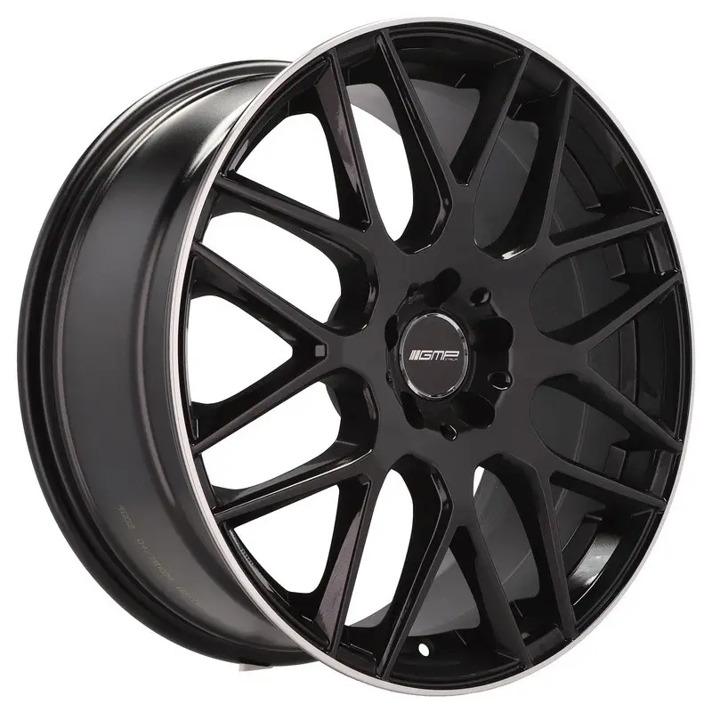 4 jantes 10.0 21 5x130 Noir Brillant Populaire