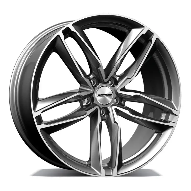 4 jantes 8.0 18 5x112 Gris Brillant Bon Plan