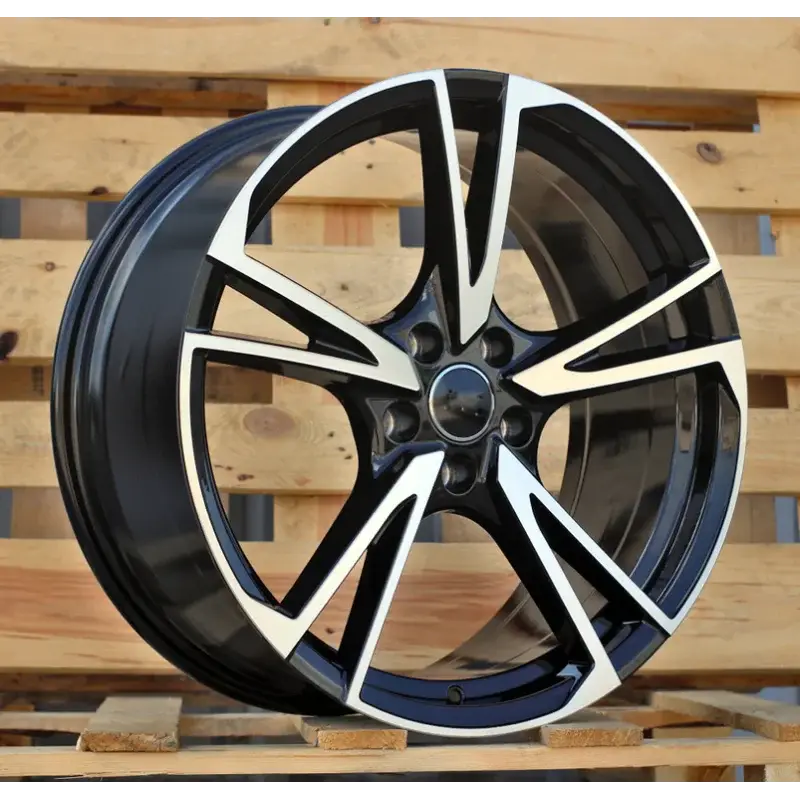 Seulement Aujourd’hui 4 jantes 8.5 19 5x112 design Audi Noir Brillant