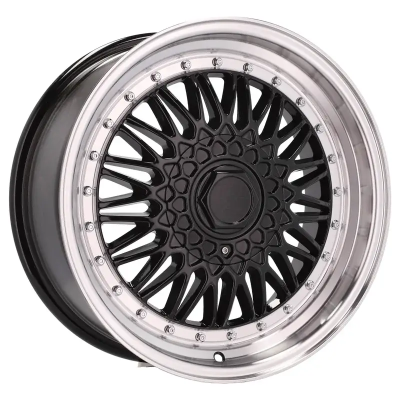 4 jantes 7.5 17 4x100 Noir Brillant Vente Flash