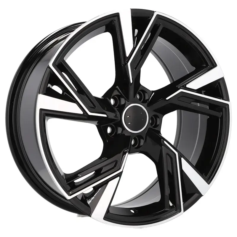 4 jantes 7.5 17 5x112 design Audi Noir Brillant Authentique