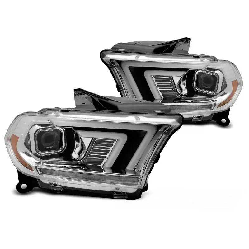 Feux Avant Tube Chrome pour Dodge Durango 2010-2013 Offre Limitée