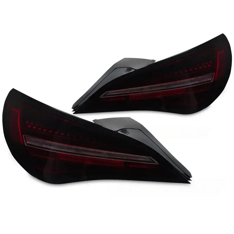 Feux Arrière LED Séquentiels Noir Rouge Fumé pour Mercedes CLA C117 13-16 Expédié Aujourd’hui
