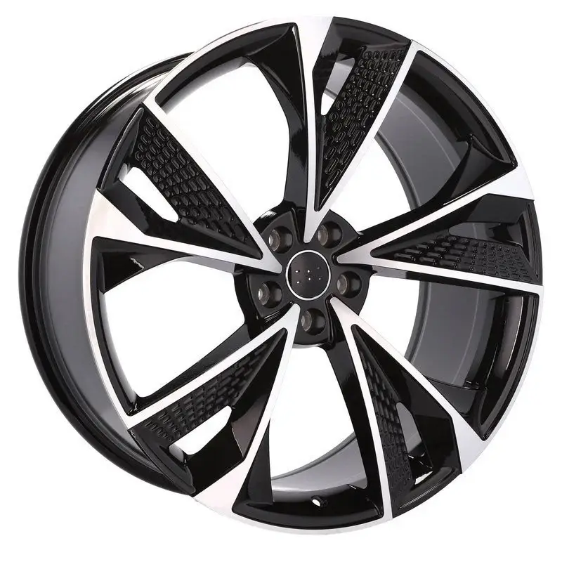 4 jantes 9.5 22 5x112 design Audi Noir Brillant Achat Immédiat