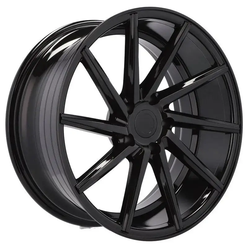 4 jantes 8.5 19 5x114.3 Noir Brillant Prix Promo