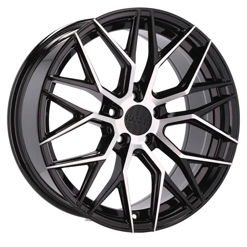 4 jantes 8.0 18 5x112 Noir Brillant Offre Du Jour