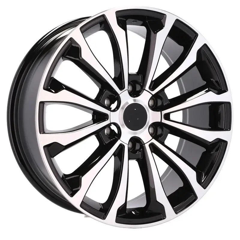 4 jantes 7.5 17 6x139.7 design Toyota Noir Brillant Usine Directe