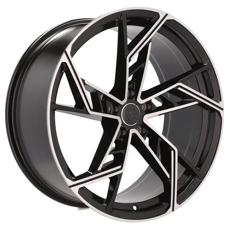 Prix Bas 4 jantes 9.0 21 5x112 design Audi Noir Brillant
