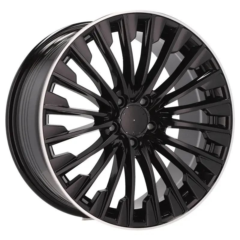 4 jantes 8.5 19 5x112 design Mercedes Fluotournage Noir Brillant Prix Promo