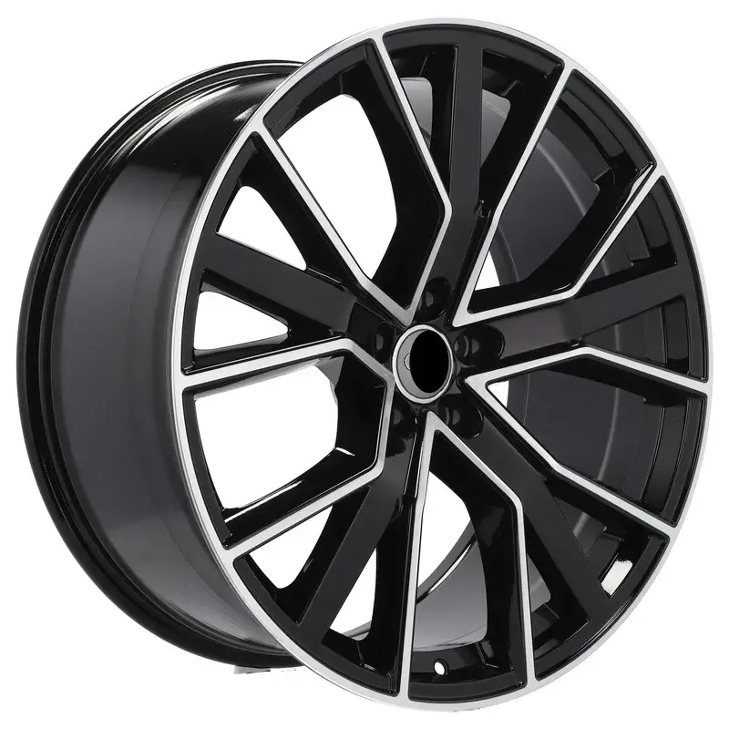 Petit Prix 4 jantes 9.0 20 5x112 design Audi Fluotournage Noir Brillant