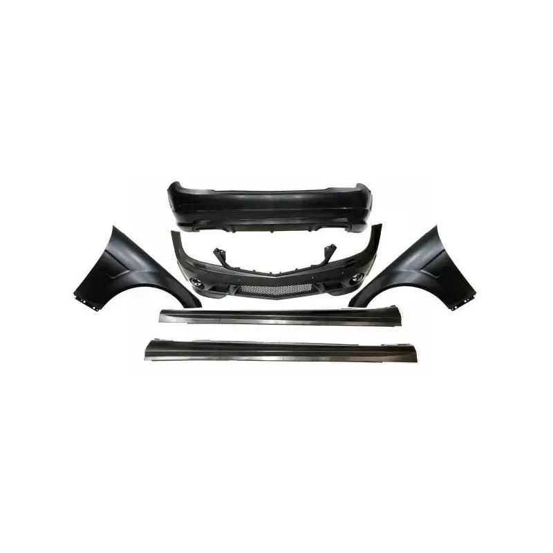 Expédié Aujourd’hui Kit De Carrosserie Mercedes W204 07-10 Look C63 ABS