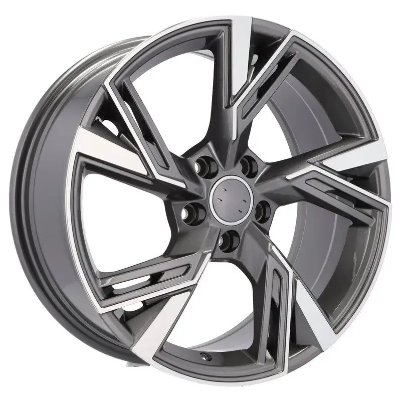 Populaire 4 jantes 8.0 18 5x112 design Audi Fluotournage Gris Brillant