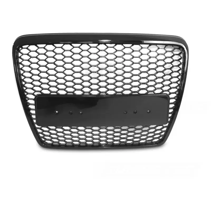 Grille Sport Glossy Black Avant pour Audi A6 C6 2004-2011 Usine Directe
