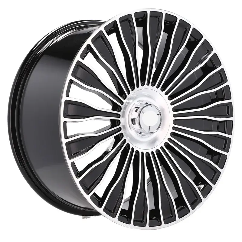 Offre Spéciale 4 jantes 8.5 20 5x112 design Mercedes Fluotournage Noir Brillant