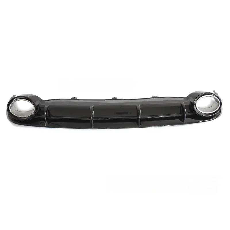 Diffuseur Twin Outlet Noir Brillant Sport pour Audi A6 C7 11-14 Certifié