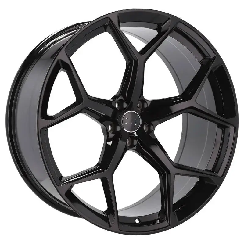 Achetez Aujourd’hui 4 jantes 10.0 22 5x112 design Audi Fluotournage Noir Brillant