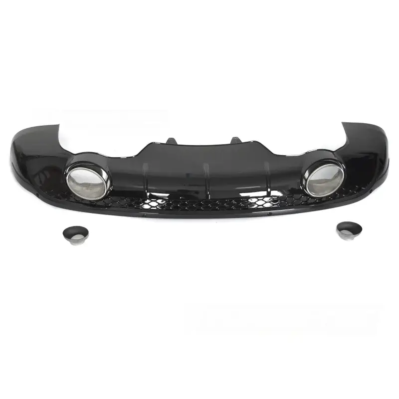 Jusqu’à Épuisement Des Stocks Diffuseur Twin Outlet PDC Noir Brillant Sport Pour Audi Q5 2012-2016