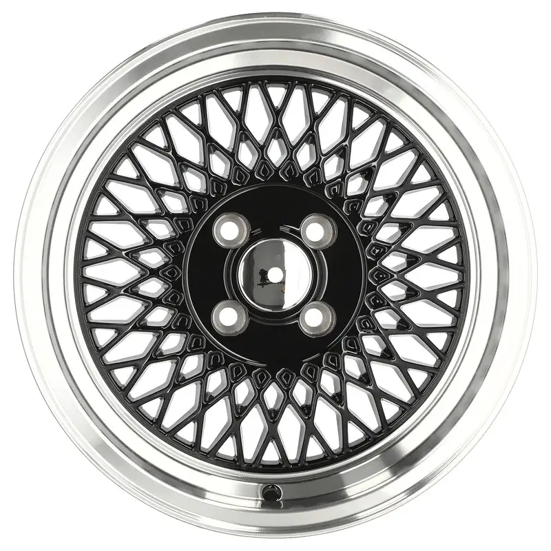 4 jantes 7.0 15 4x100 Odlew niskociśnieniowy Noir Brillant Pas Cher