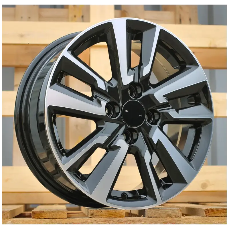 Pas Cher 4 jantes 6.0 15 4x100 design Nissan Odlew niskociśnieniowy Noir Brillant