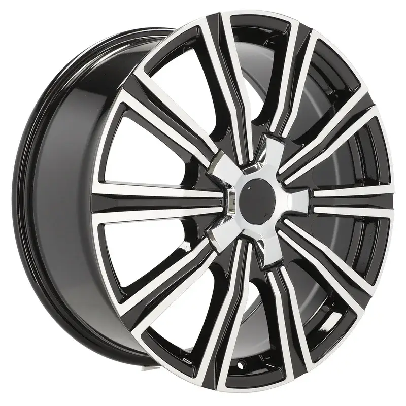 Haute Qualité 4 jantes 8.0 18 5x150 design Toyota Fluotournage Noir Brillant