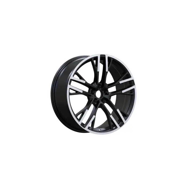 4 jantes 8.5 20 5x112 design Audi Fluotournage Noir Brillant Achat Immédiat