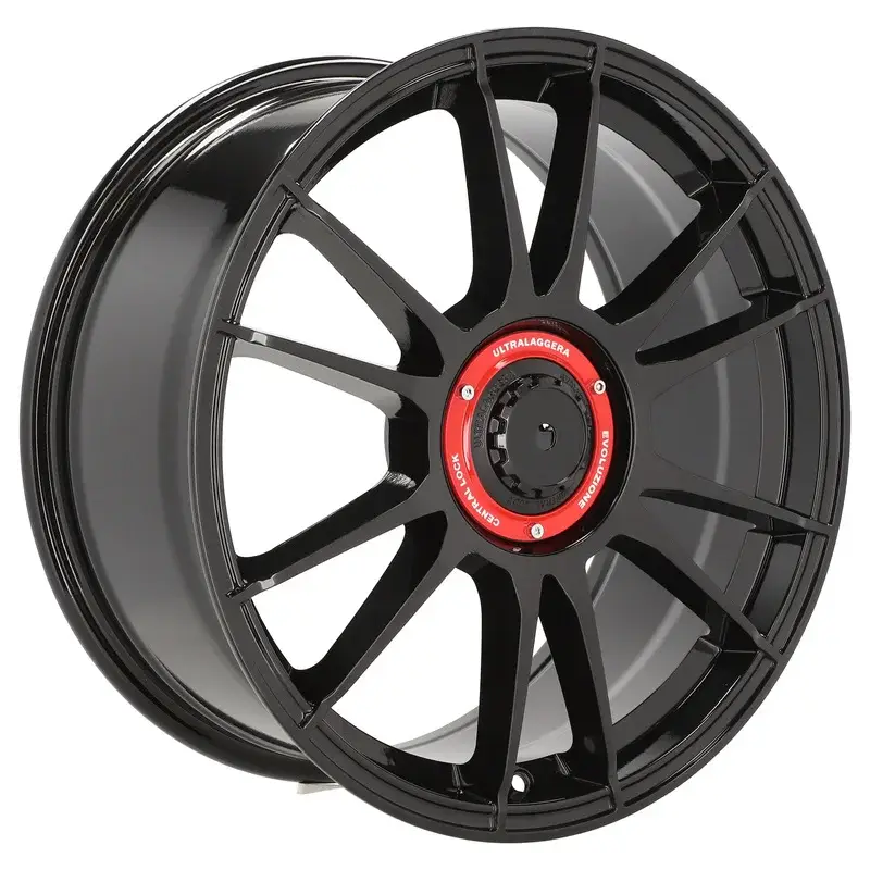 4 jantes 8.0 18 5x100 Fluotournage Noir Brillant Achetez Aujourd’hui