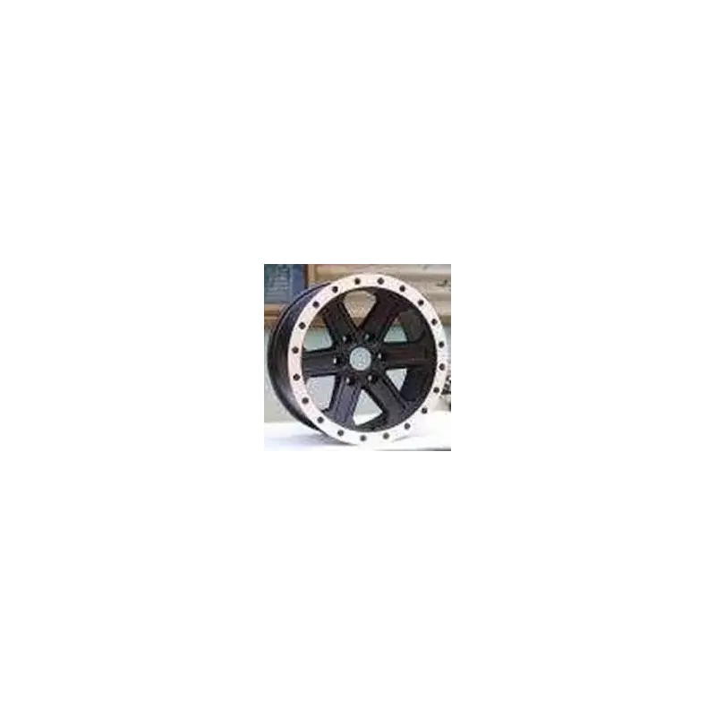 4 jantes 8.5 17 6x139.7 Fluotournage Noir Mat Populaire