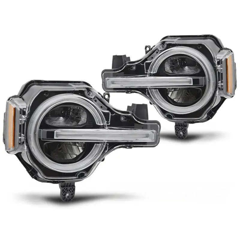 Feux de route Full LED DRL Noir pour Ford Bronco 2021-2024 Remise